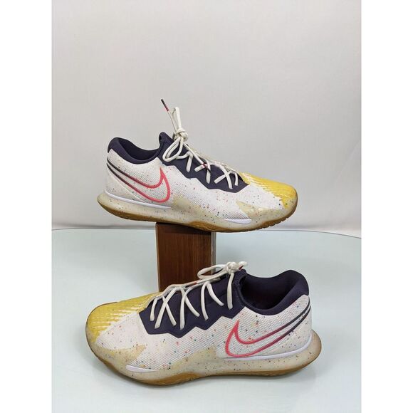 Nike‎ Court Air Zoom Vapor Cage Men's Size 15 White Gridiron Shoes Sneakers